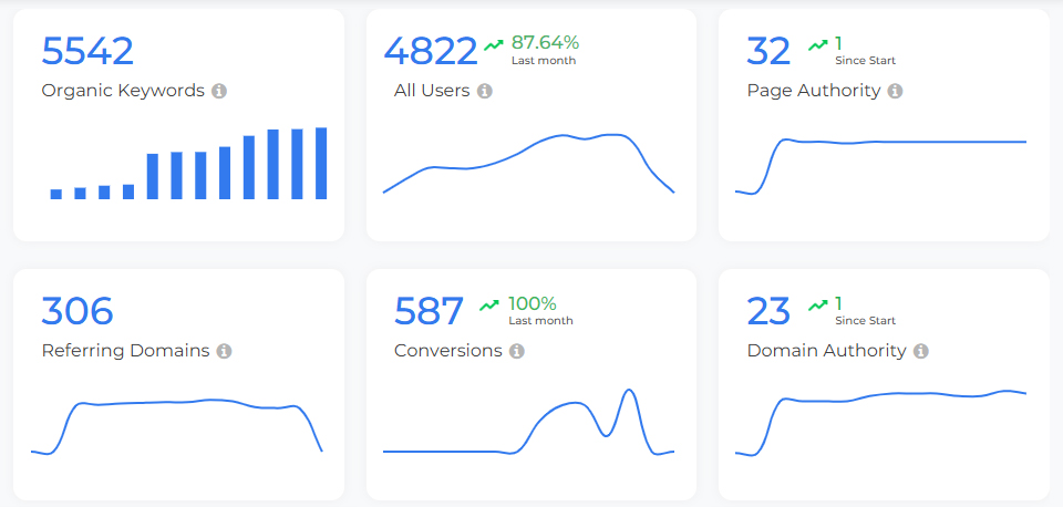 Organic Traffic Growth Dashboard