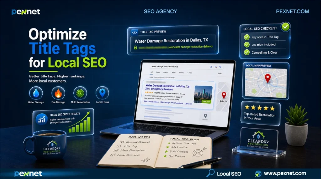 How to optimize title tags for restoration local SEO