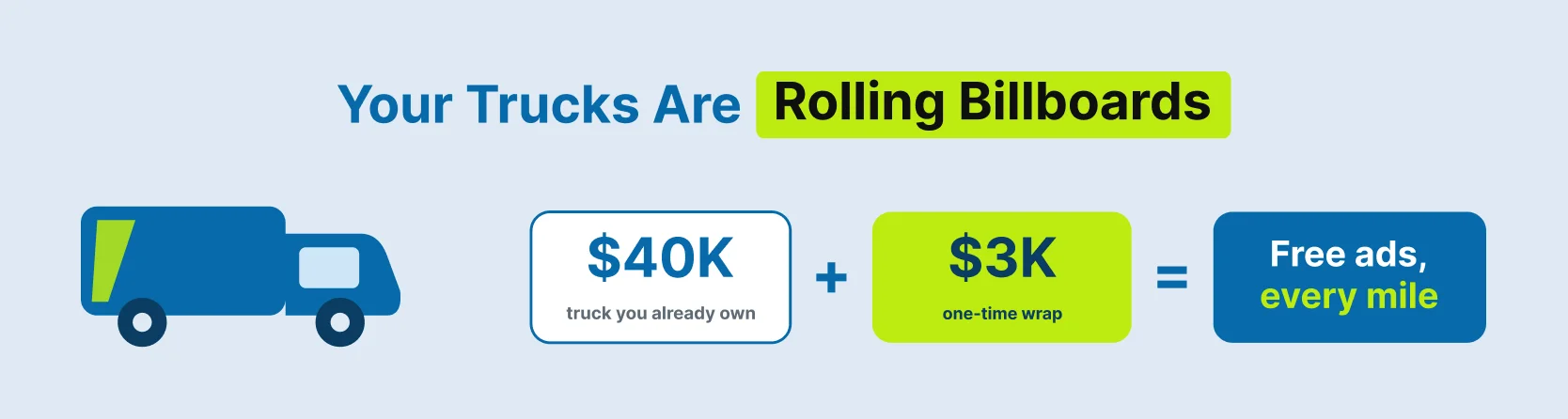 Wrap Your Trucks for Free Local Marketing